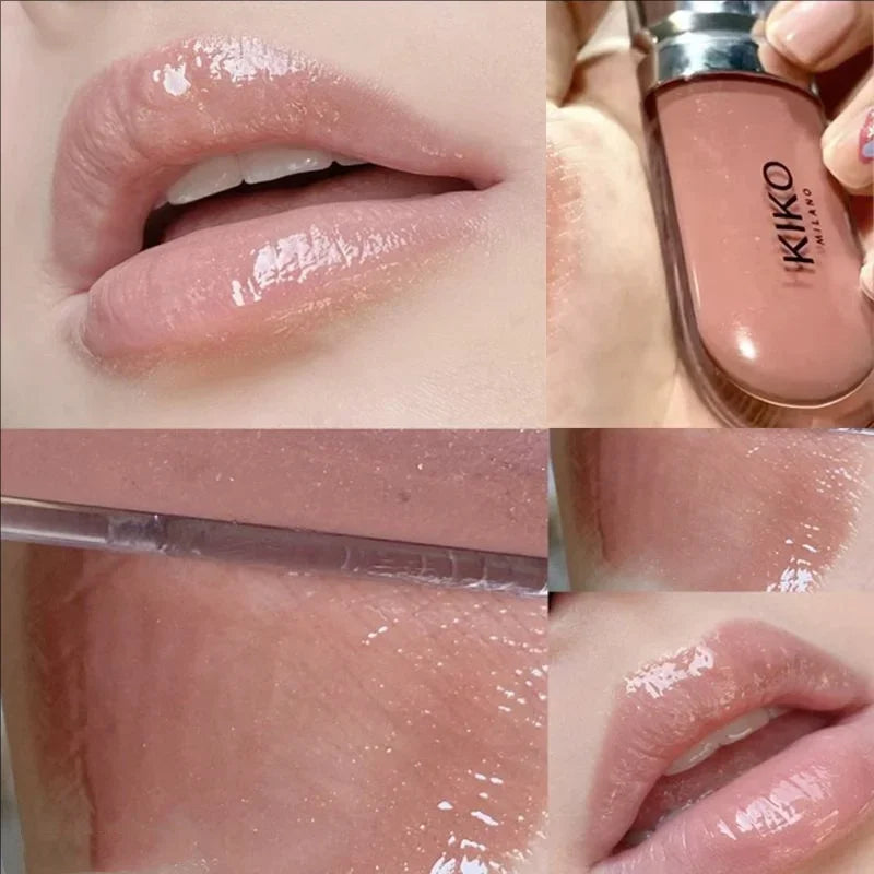Liquid Lip Glaze — Transparent Mirror Gloss for Smooth, Fuller-Looking Lips