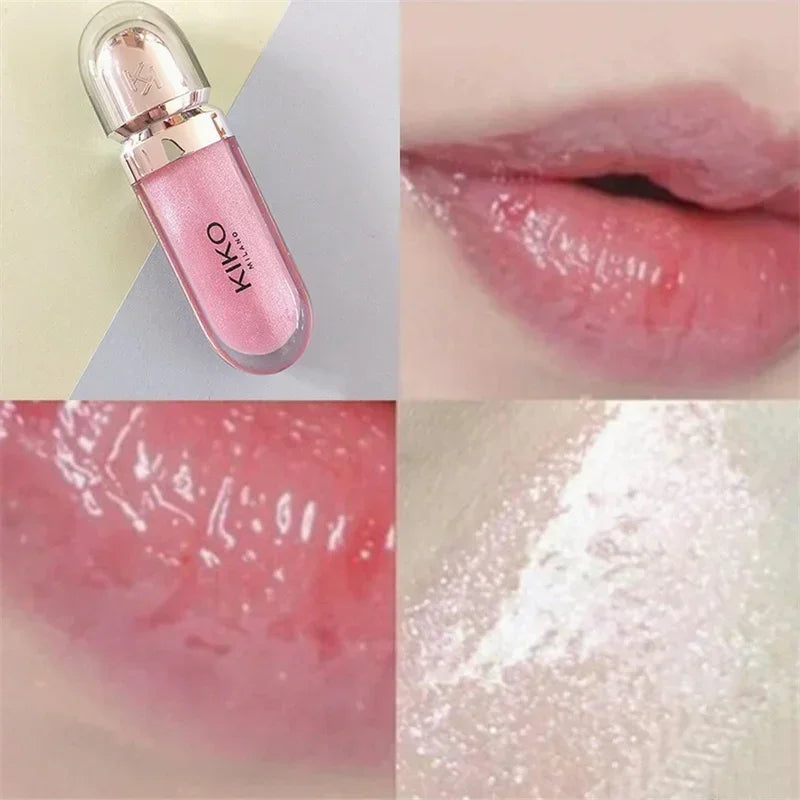 Liquid Lip Glaze — Transparent Mirror Gloss for Smooth, Fuller-Looking Lips